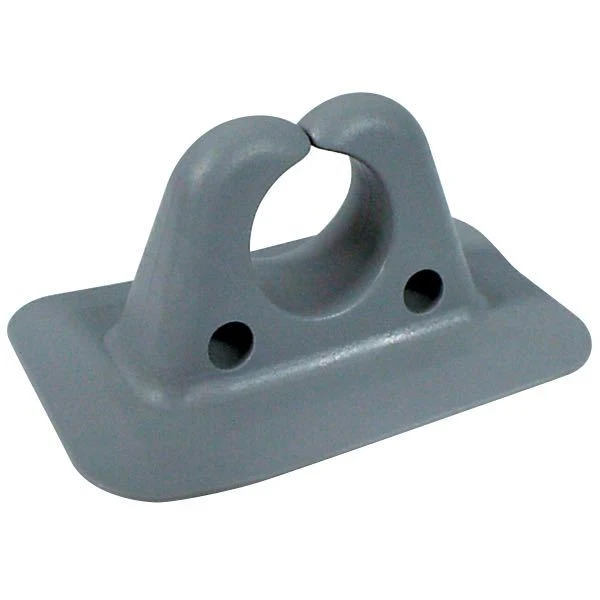 Hekkholder årer PVC, Ø 32-35 mm, 8 mm hull, Grå, 90 x 58 x 40 mm