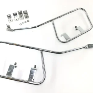 Honda VTX 1800 SC46 [2004] - Sadelveskeholder bagasjebrett sidestativ krom