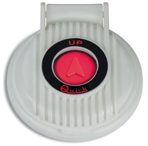 Hurtig, fotbryter ankerspill, hvit, 12/24 V, 77 mm x 17 mm x 85 mm