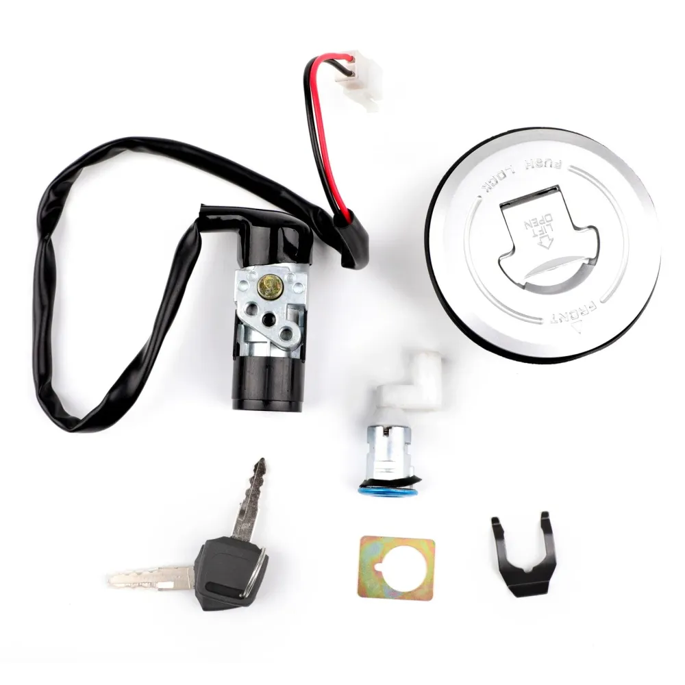 Ignition Switch Fuel Gas Cap Seat Lock Key Set 35010-KPP-860 Honda CBR125R 2004-2010