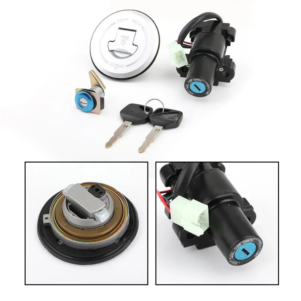 Ignition Switch Fuel Gas Cap Seat Lock Keys Honda FMX650 05-06 CB250 Hornet Generic