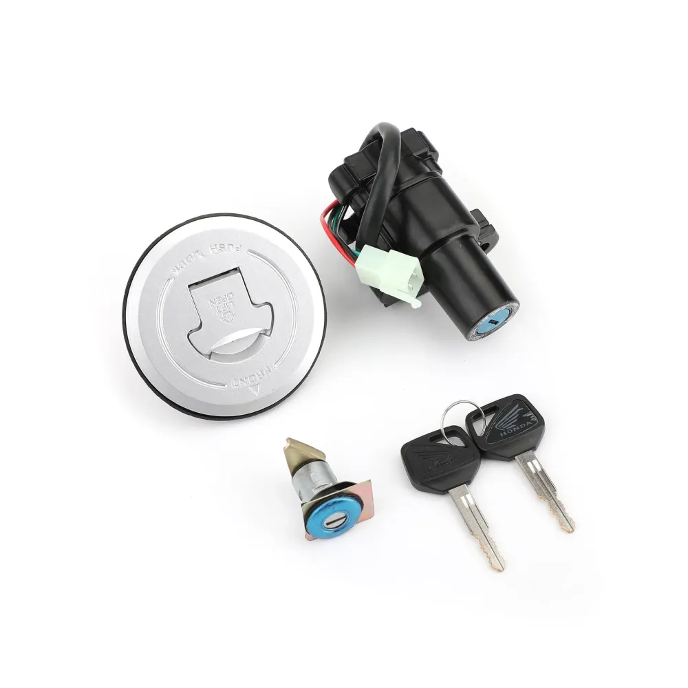 Ignition Switch Fuel Gas Cap Seat Lock Keys Honda FMX650 05-06 CB250 Hornet Generic
