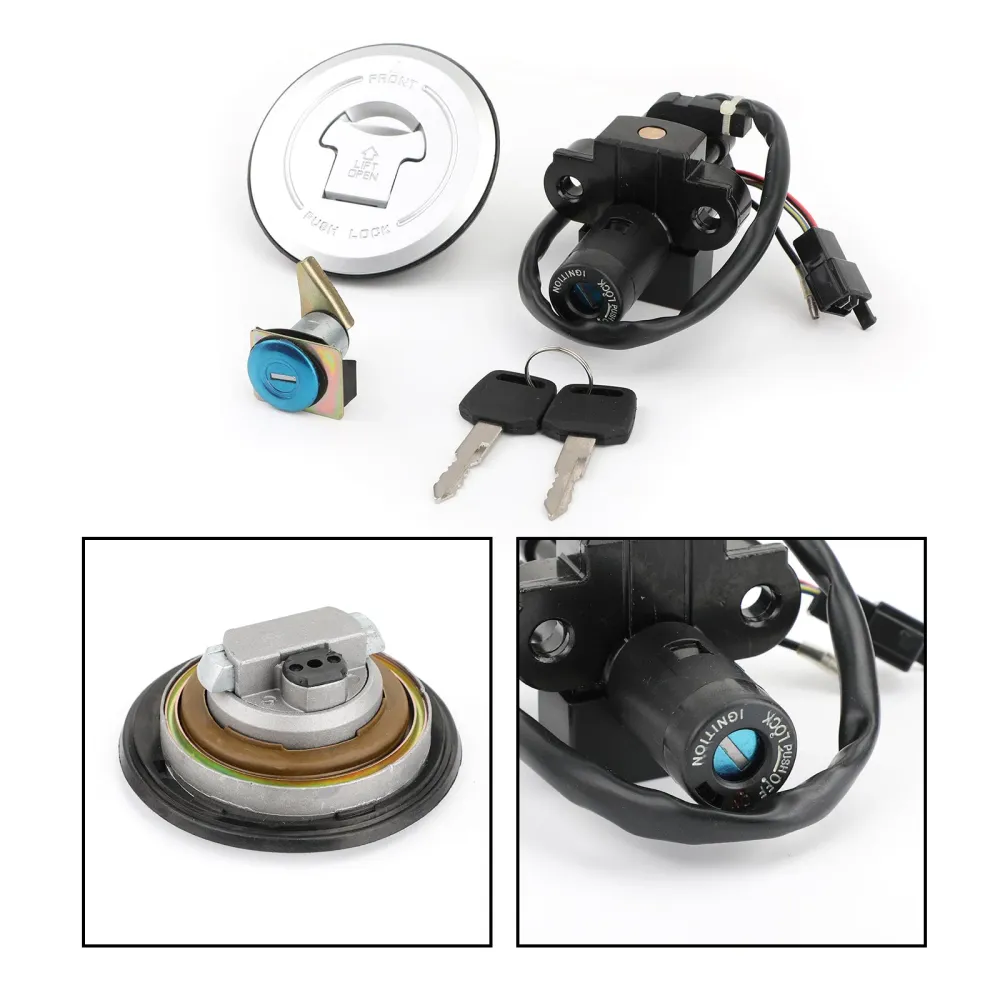 Ignition Switch Fuel Gas Cap Seat Lock Keys Honda CB600F CB250 Hornet 98-02 Generisk
