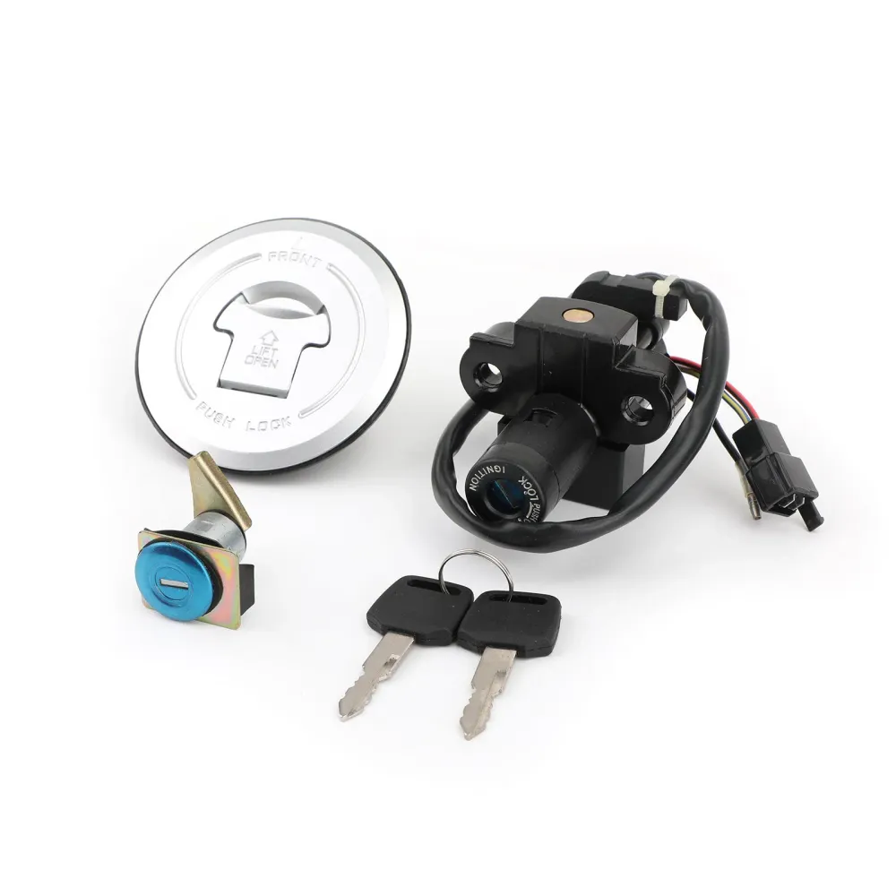 Ignition Switch Fuel Gas Cap Seat Lock Keys Honda CB600F CB250 Hornet 98-02 Generisk