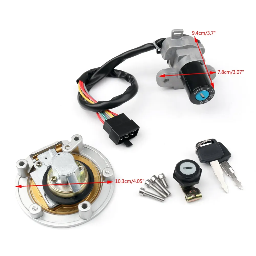 Ignition Switch Lock Fuel Gas Cap Key Set Ducati 916 996 998 748 97-02 750 Generisk