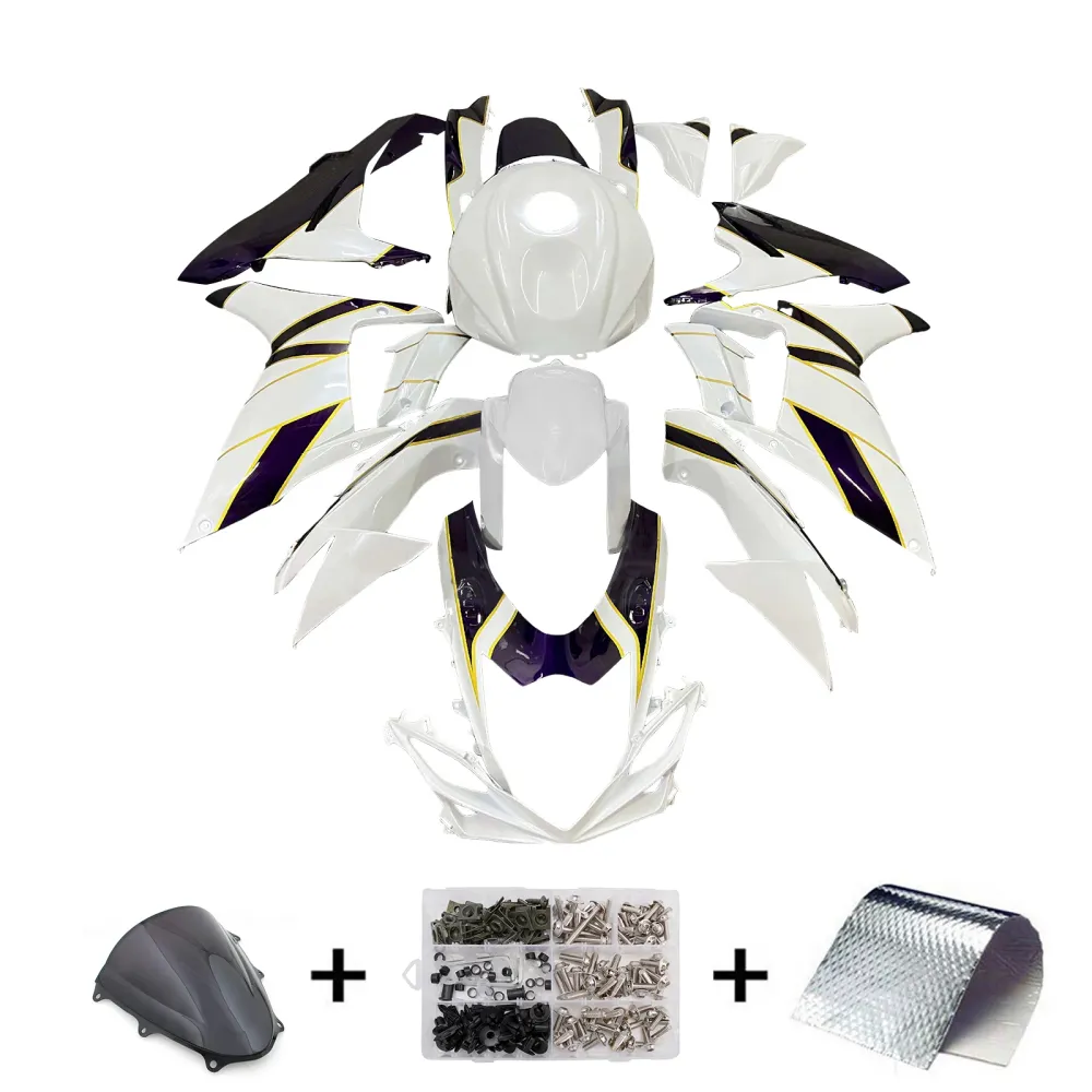Injeksjon Fairing Kit Bodywork Plast Abs Suzuki GSXR 600/750 2011-2025 K11
