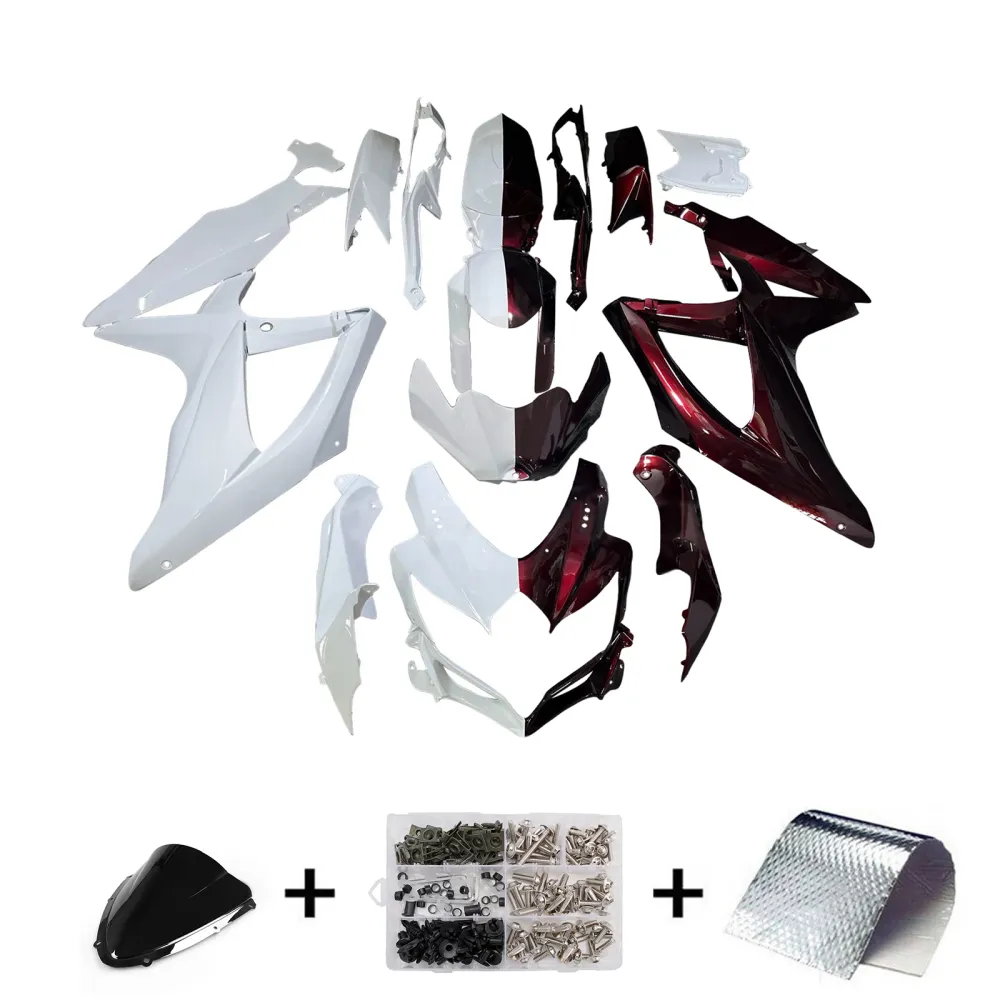 Injeksjon Fairing Kit Bodywork Plastic ABS Suzuki GSXR 600/750 2008-2010 K8