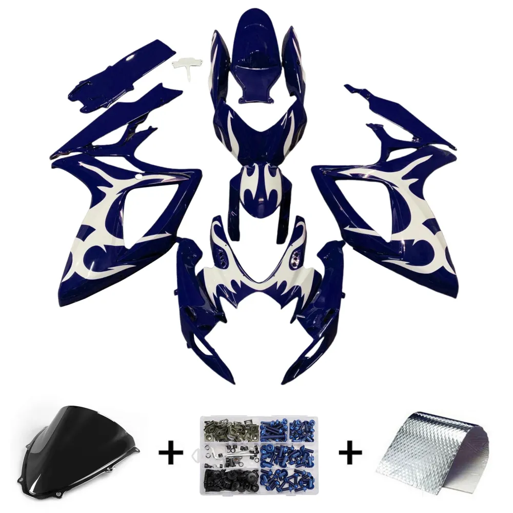 Injeksjon Fairing Kit karosseri plast abs suzuki gsxr 600/750 2006-2007 K6