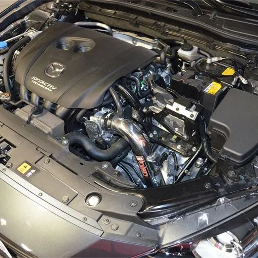Injen 13-18 Mazda 3 2.0L 4Cyl AT Black Cold Air Intake MR Tech and Air Fusion