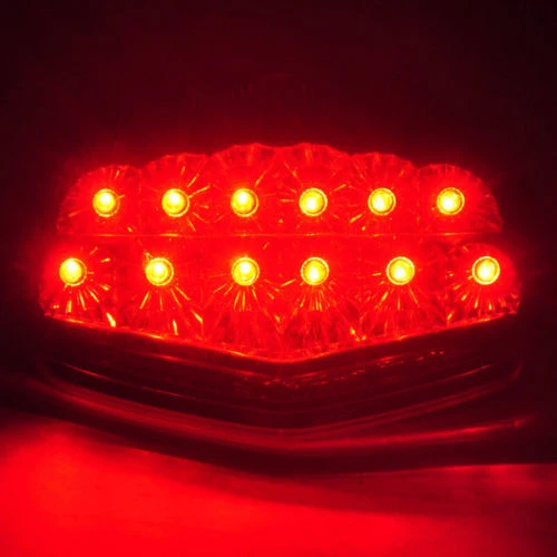 Integrert LED-baklys Kawasaki Ninja 250R EX250 (08-2012) 2 Farge generisk