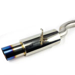 ISR Performance GT Single Exhaust - Hyundai Genesis Coupe 3.8 - Burnt Tip