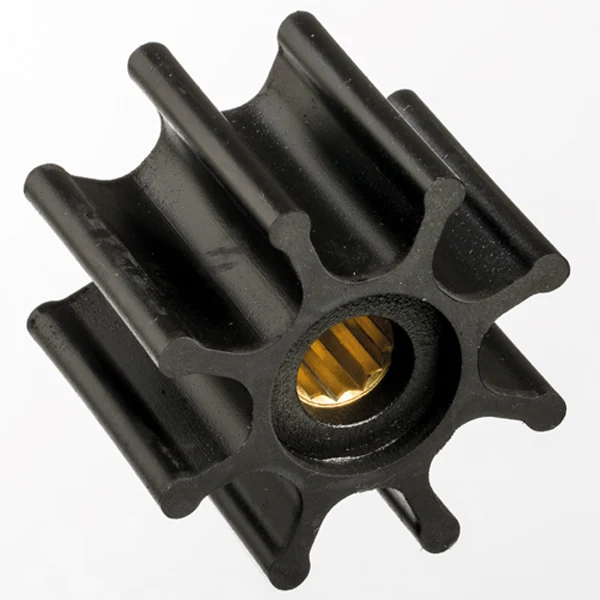 Jabsco, Impeller kit 920-0003-P, 7 mm aksel, 16 mm Ø, 65 mm Ø, 8 skovler, Nitril/messing