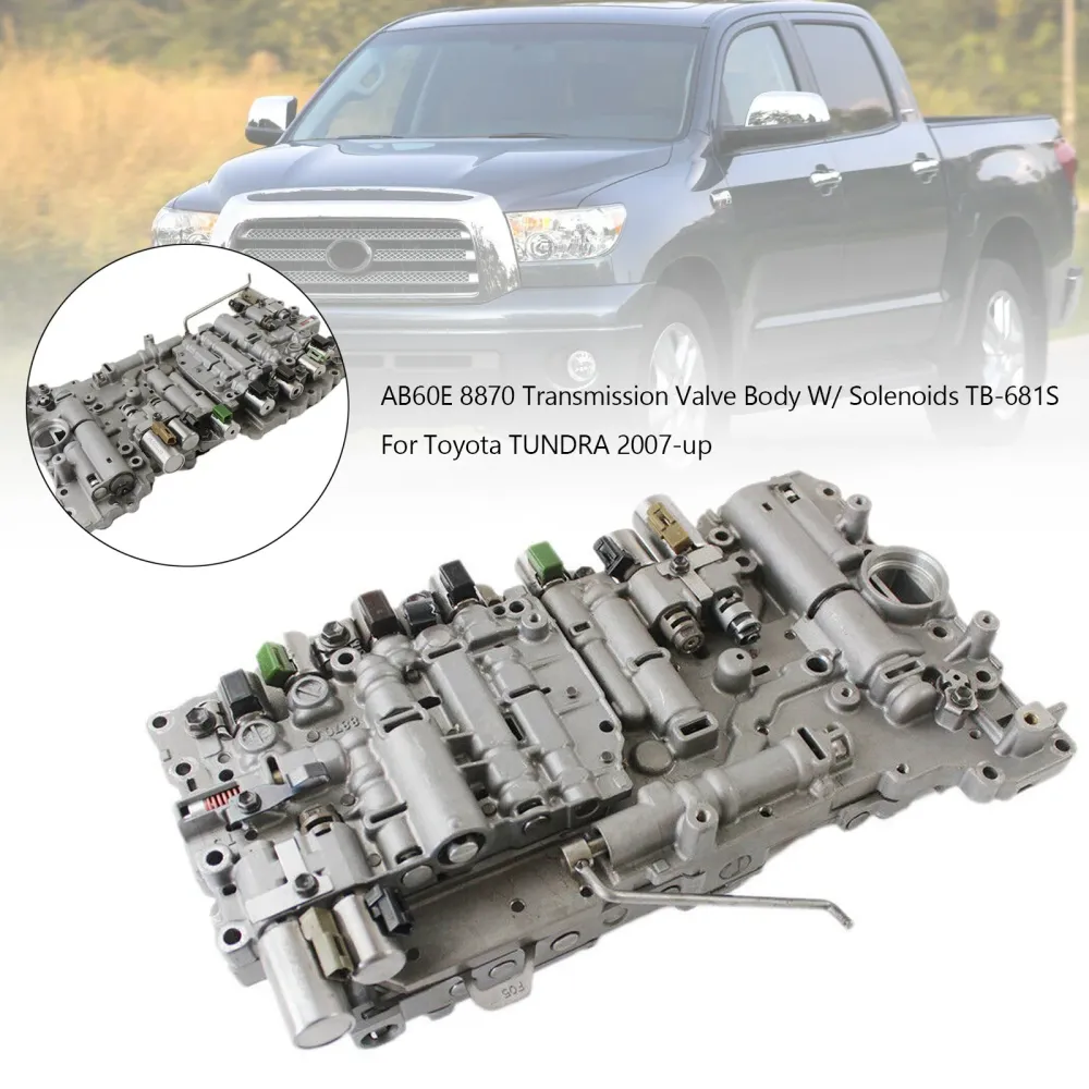 Lexus GX470 2010-2016 6 SP RWD 4.6L AB60E 8870 Transmisjonsventil Body W/ Solenoids TB-681s