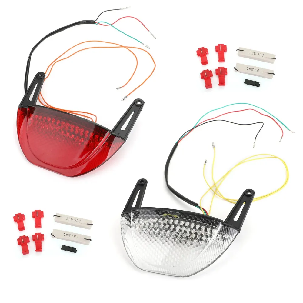 Motorsykkel bakbremsesignaler baklys Honda CBR 600RR 2007-2012 Rød generisk