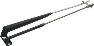 Parallell viskerarm justerbar, 430-560 mm, Skaft Ø: 13,7 mm, Sort/blank