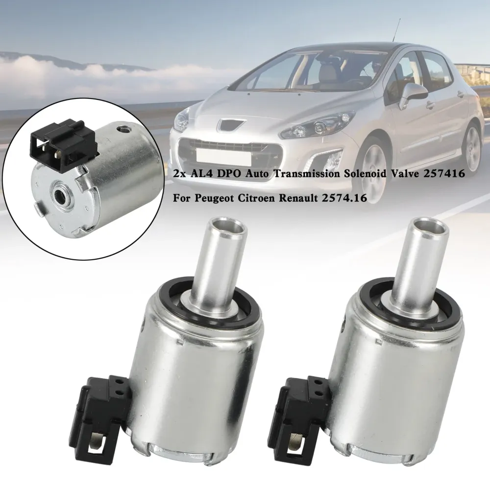 2x Peugeot Renault 2574.16 AL4 DPO Auto Transmission magnetventil 257416