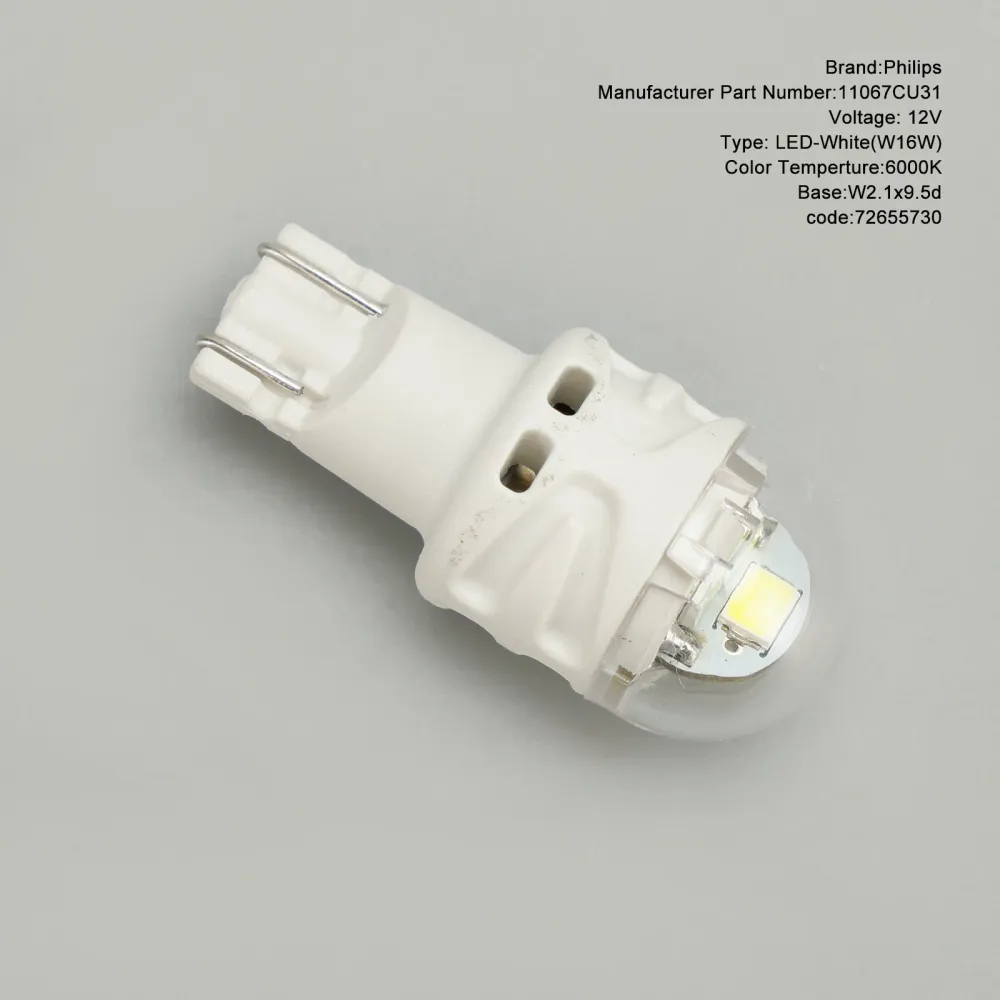 Philips 11067CU31B1 Ultinon Pro3100 LED-HVIT W16W 6000K W2.1x9.5d