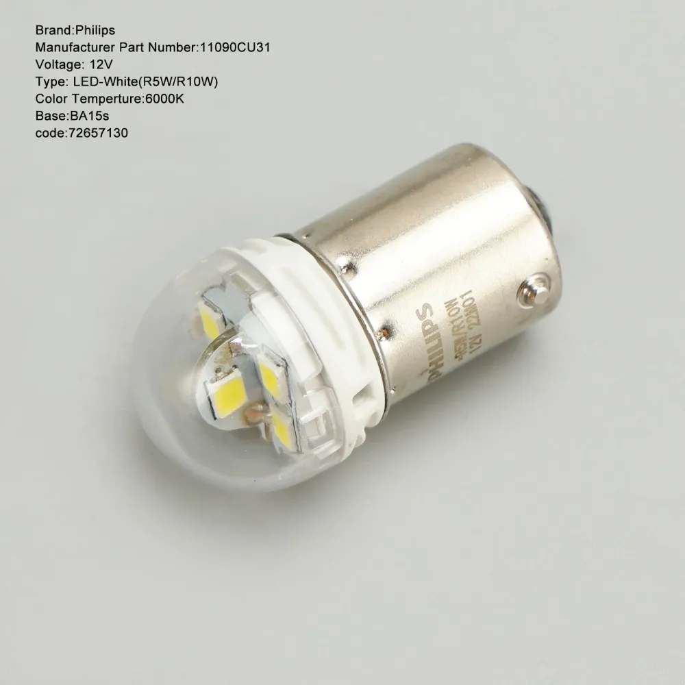 Philips 11090CU31B2 ULLINON PRO3100 LED-HVIT R5W/R10W 6000K BA15S