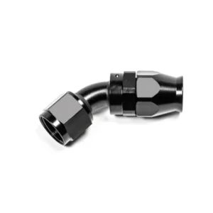 Radium Engineering 10AN Hose End 45 Degree PTFE - BLACK