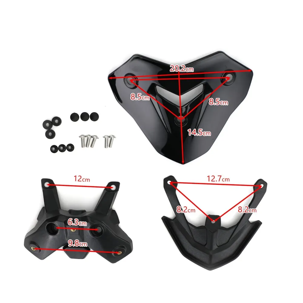 Skjerm Windshield Fairing Windscreen Wind Deflektorer passer BMW F900R 2020-2021