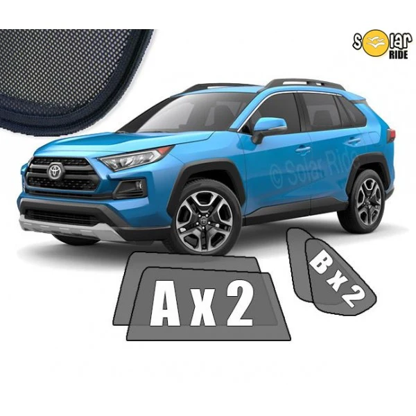 Solskjerm Toyota RAV4 (2018-) (4 stk)