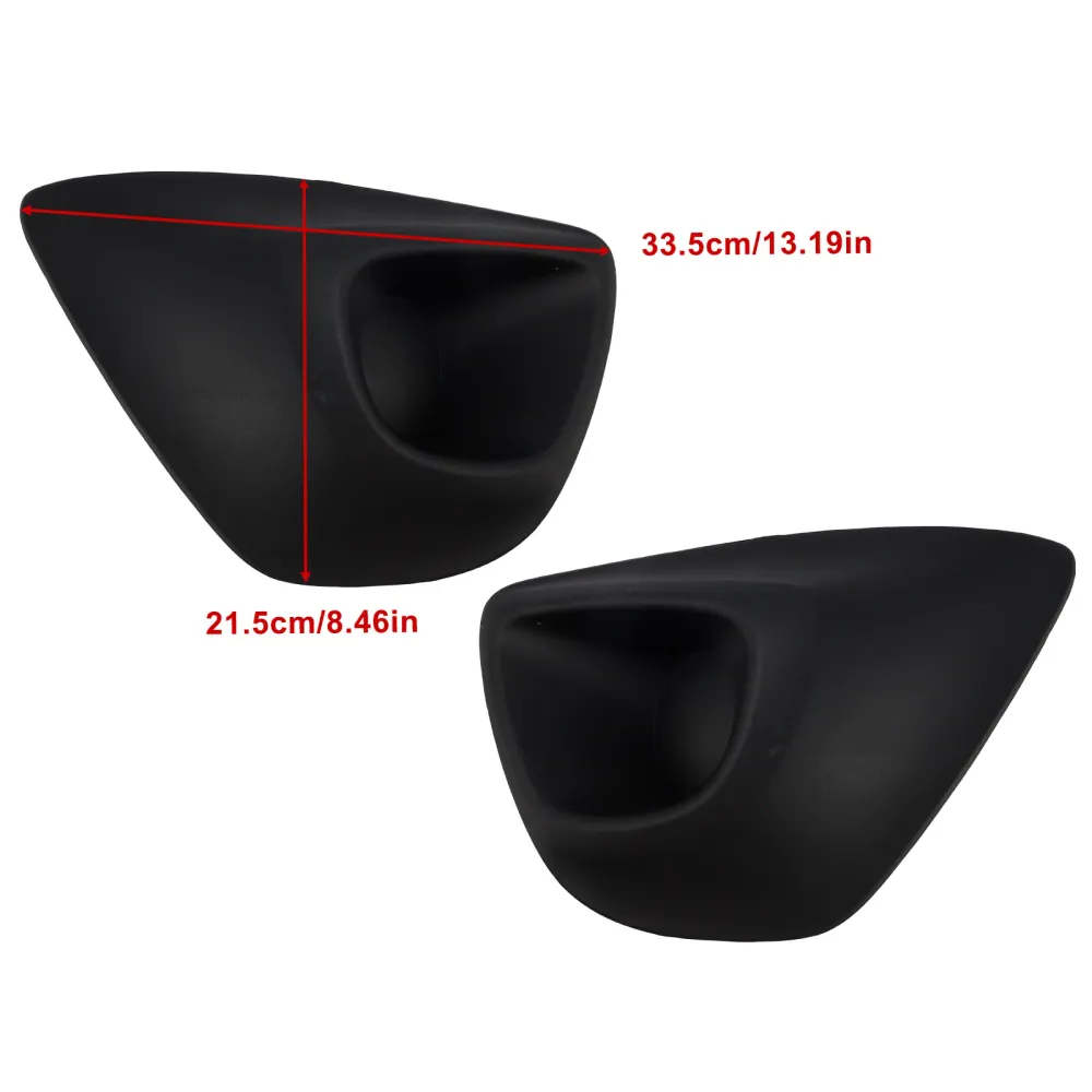 2 stk front støtfanger tåke lysdeksel gitter fit vauxhall vivaro b mk2 2015-2019