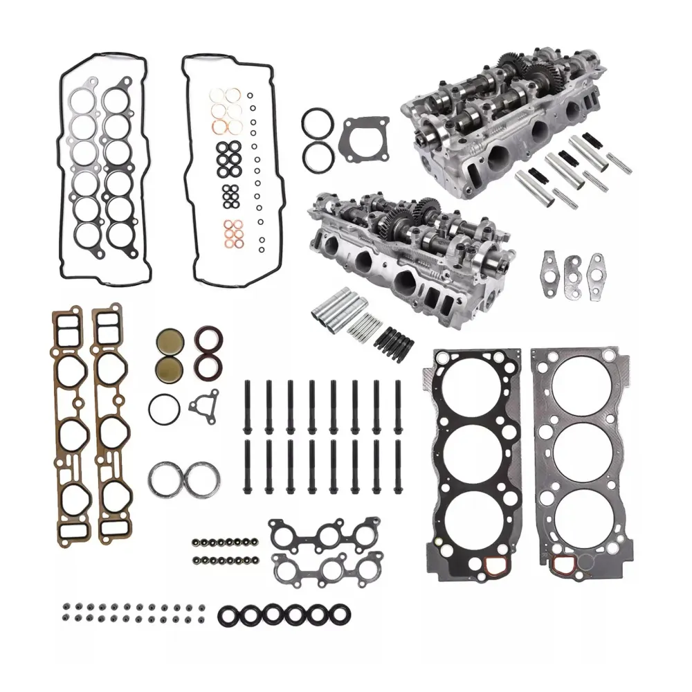 2 stk. sylinderhode & Pakninger & Bolter Toyota 3.4L 5VZFE Tacoma 4Runner 1995-2004