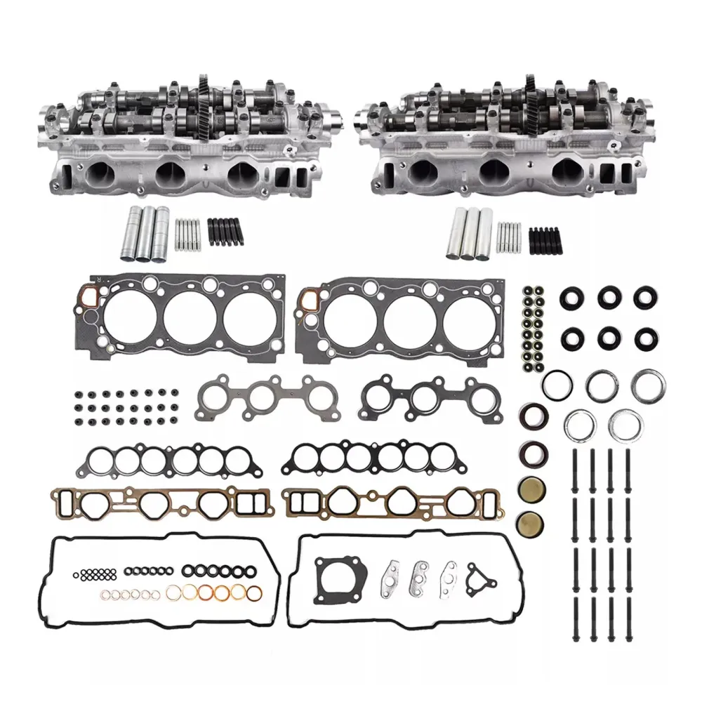 2 stk. sylinderhode & Pakninger & Bolter Toyota 3.4L 5VZFE Tacoma 4Runner 1995-2004