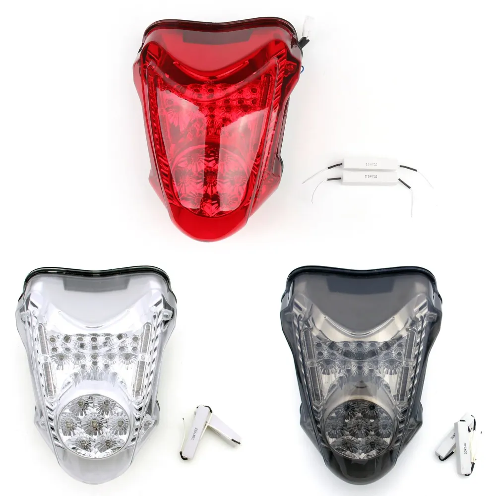 Suzuki GSXR 1300 Hayabusa (2008-2012) Integrert LED baklys 3 farge