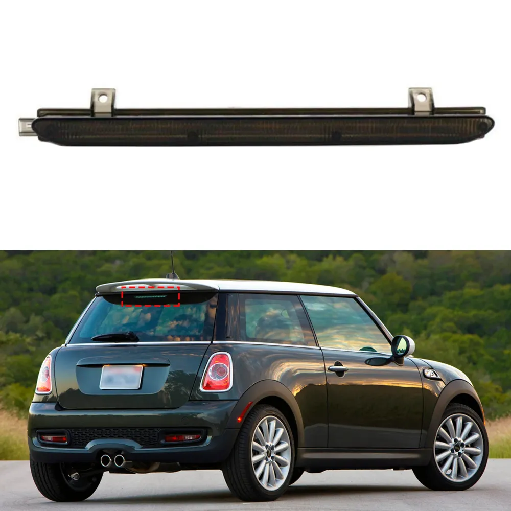 Svart røkt høyt nivå Tredje bremsestopplys Mini Cooper R56 R60 06-13