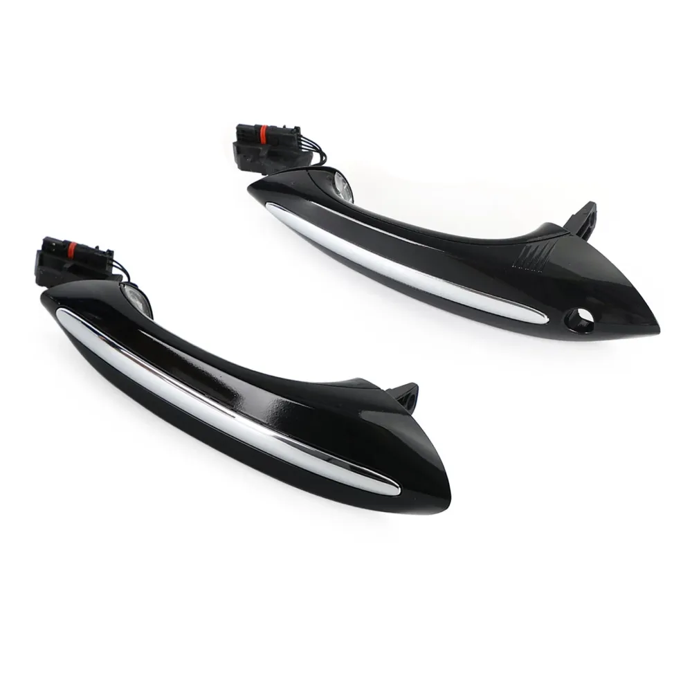 Svart utvendig venstre+høyre dørhåndtak 51217231931/51217231934 BMW F10 F01