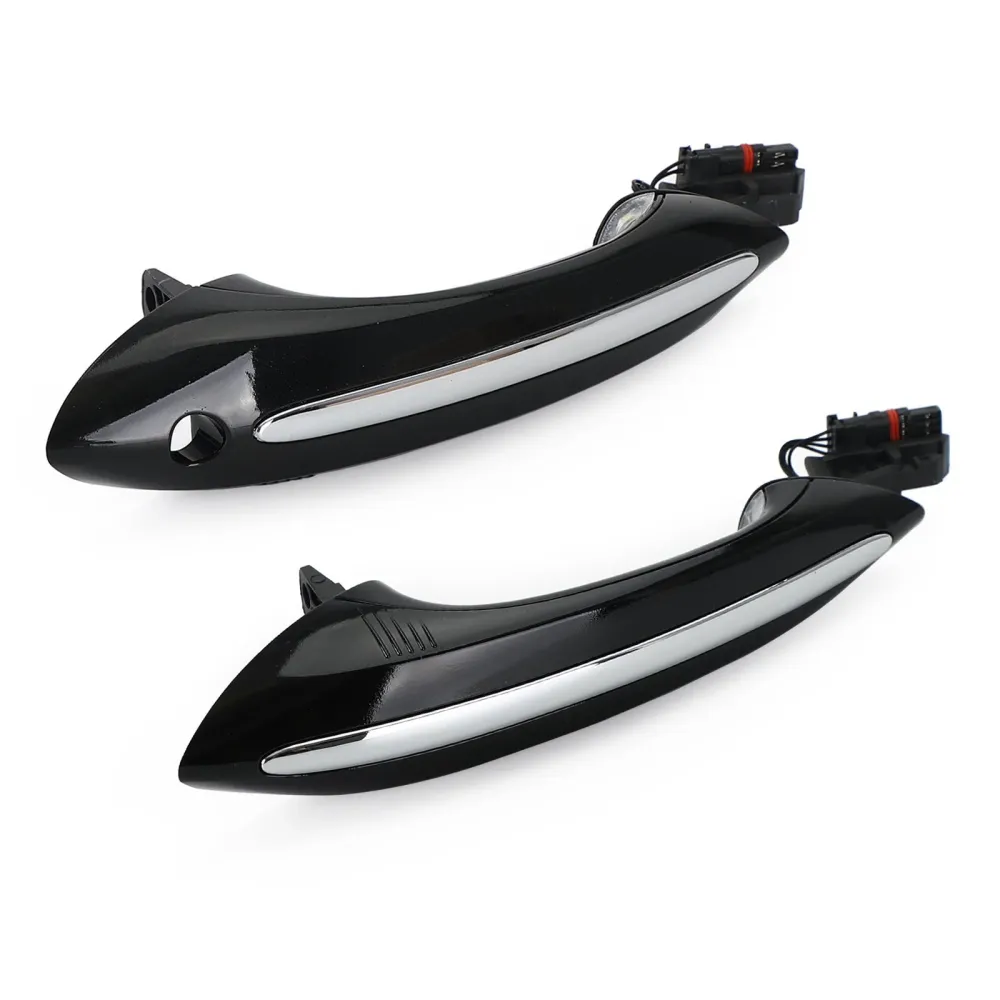Svart utvendig venstre+høyre dørhåndtak 51217231931/51217231934 BMW F10 F01