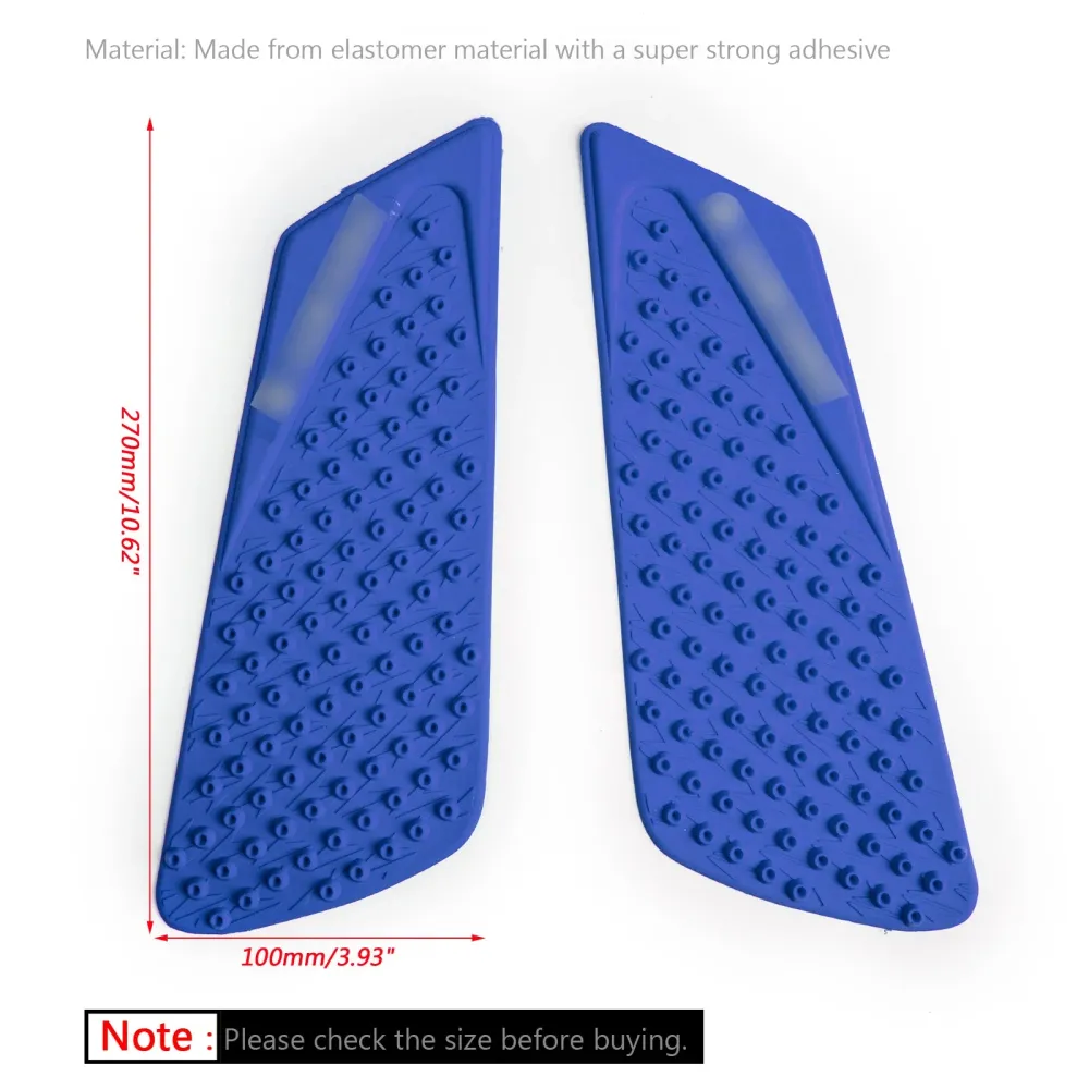 Tank Traction Gas Pad Knee drivstoffsiden Grep Ducati 848/1098/1198 2008-2014 Generisk