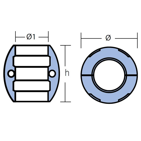 Tecnoseal, Akselanode sink 38mm, 1143333