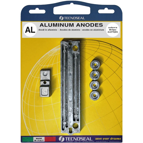 Tecnoseal, Alu Anode Kit Suzuki DF60 & 90-140HP, 55321-90J01, 5531-87J00, 55320-94900 / 55321-94900