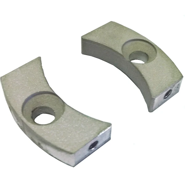 Tecnoseal, Monteringsbrakett 2-delt Volvo 120S drev, Ø6,0 mm, H8 mm, L37 mm, 876286 + 851983