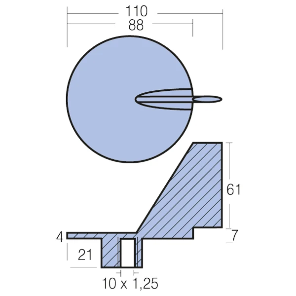Tecnoseal, sink anode Suzuki 50-70 HK 4T, 5512587D00 55120-87801