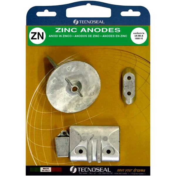 Tecnoseal, sink-anodesett Yamaha 40-50hk, 664-45371-01, 65W-45251-00, 63D-45251-01, 63D-45251-00, 67C-45251-00, 521D-80, 5...