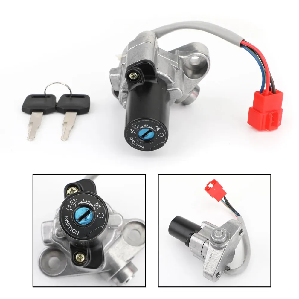 Tenningslåslås & Nøkler til Yamaha V-STAR VSTAR 650 1100 99-16 4TR-82501-01 Generisk