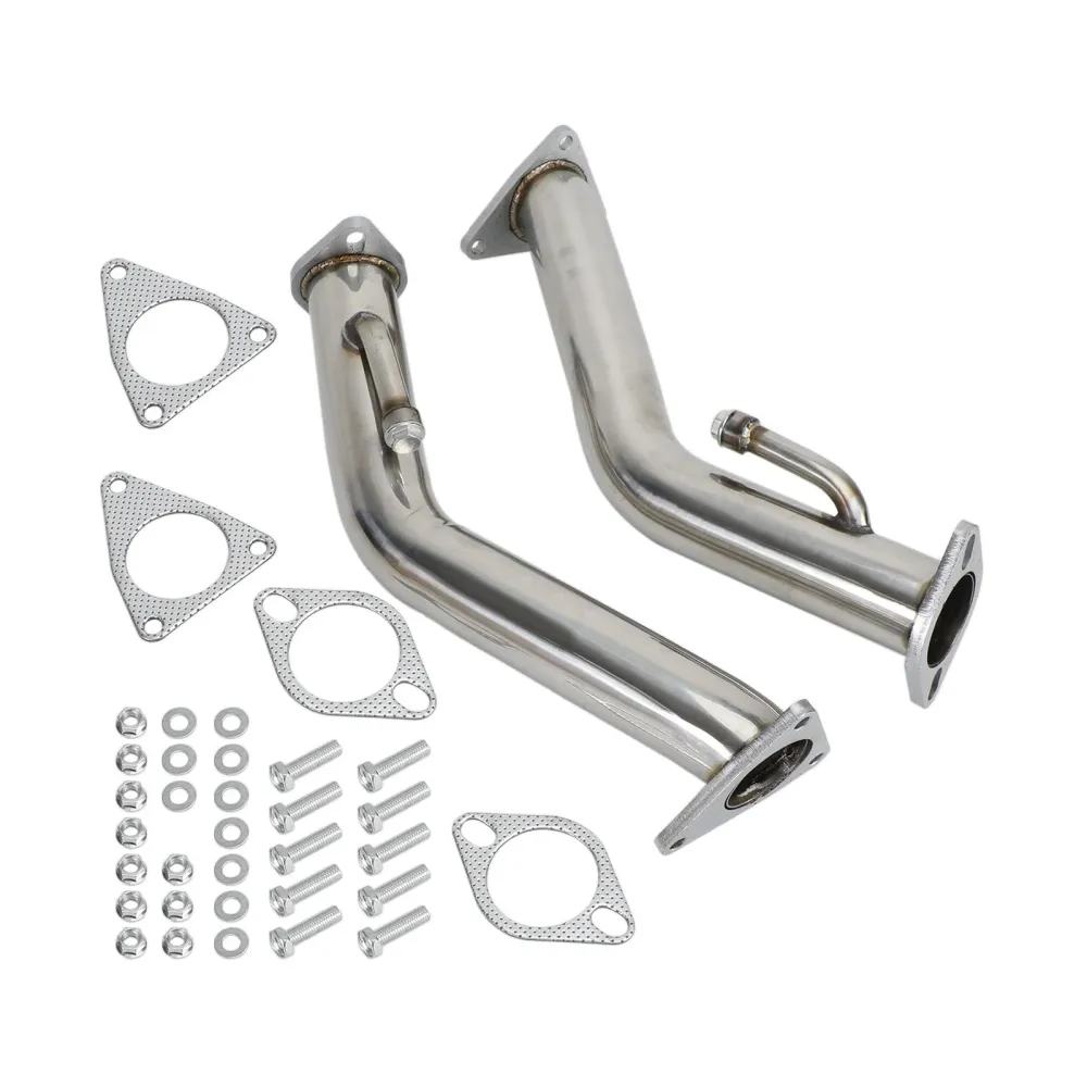 2.5" Testrør eksosnedrør alle Infiniti Q50/Q60-modeller med 3,7L motor (passer ikke 2,0 eller 3,0t modeller)
