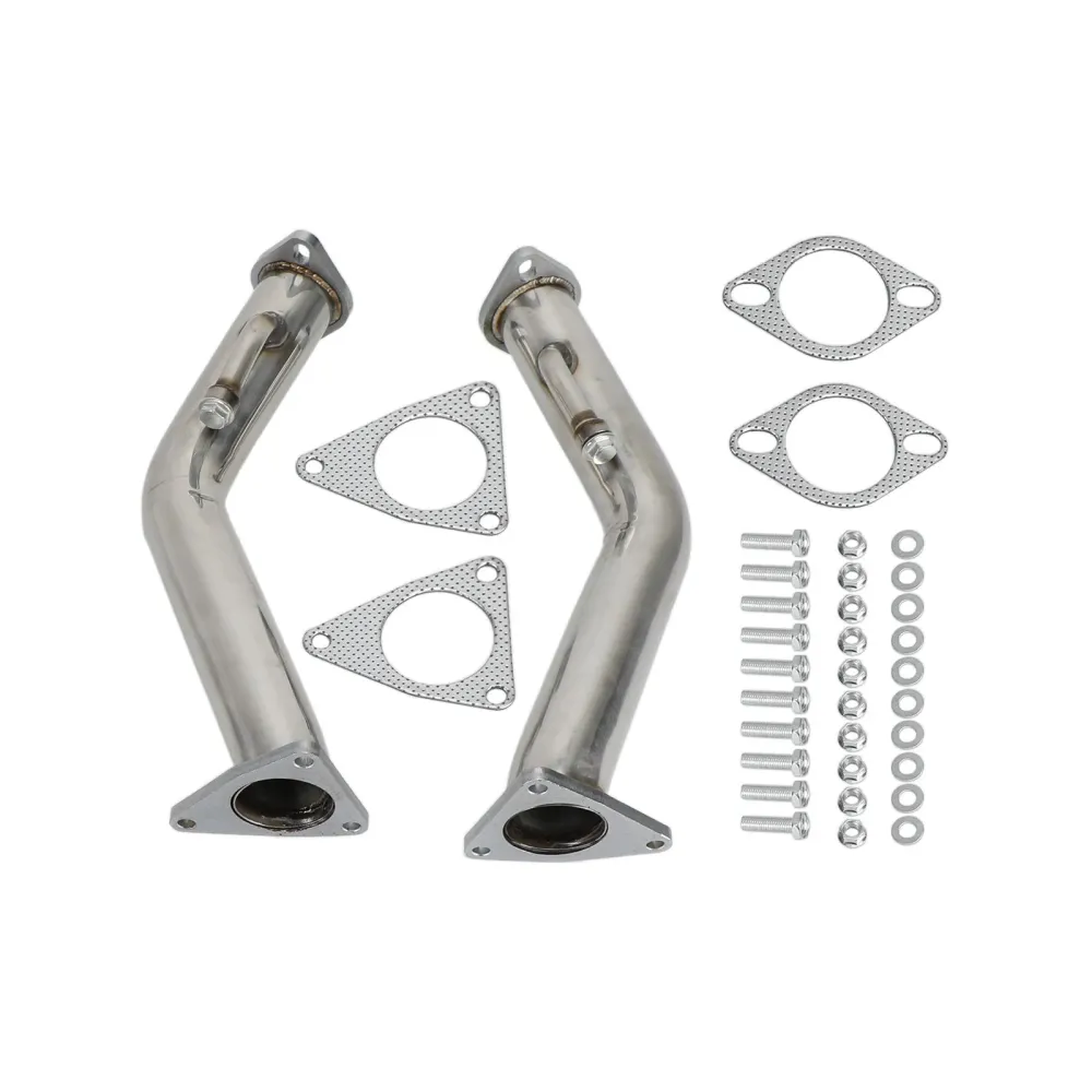 2.5" Testrør eksosnedrør alle Infiniti Q50/Q60-modeller med 3,7L motor (passer ikke 2,0 eller 3,0t modeller)