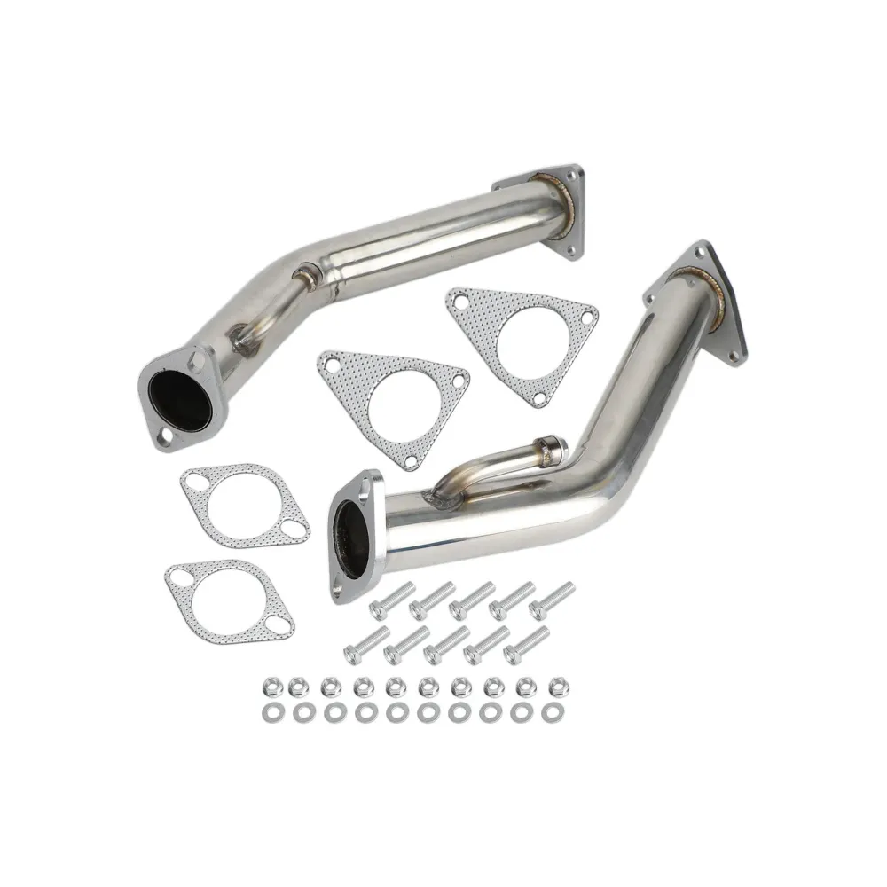 2.5" Testrør eksosnedrør alle Infiniti Q50/Q60-modeller med 3,7L motor (passer ikke 2,0 eller 3,0t modeller)