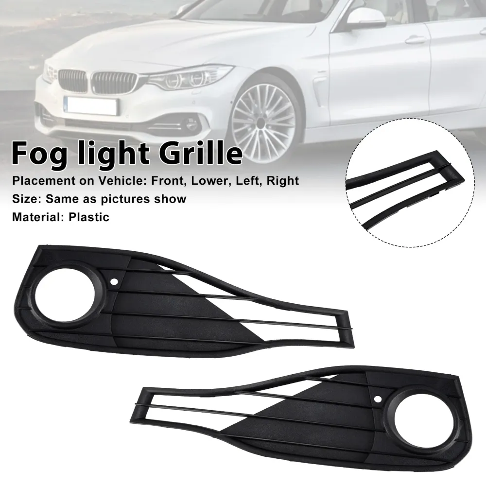 Tåkelampe lysdekselinnsats grillgille passform BMW 4-serien F32 428i 2014-2020