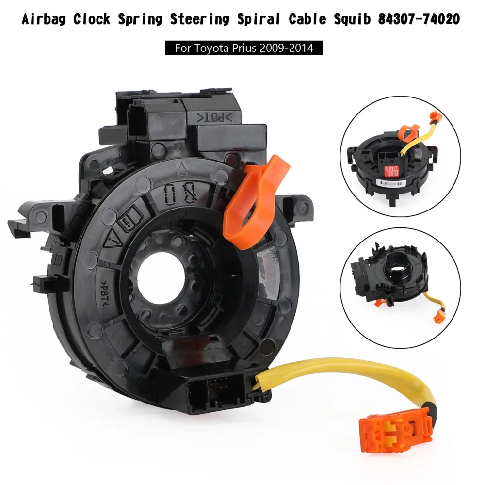 Toyota Prius Airbag Clock Spiral Cable Squib 84307-74020 2009-2015