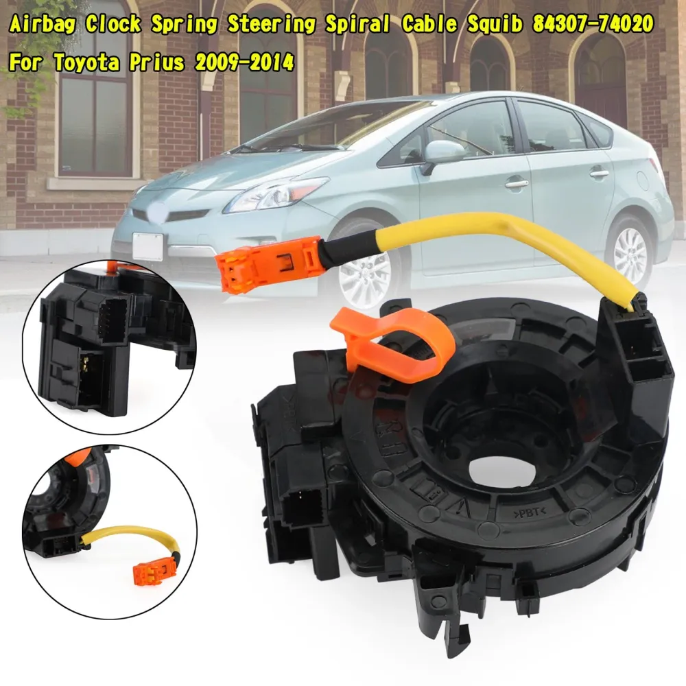 Toyota Prius Airbag Clock Spiral Cable Squib 84307-74020 2009-2015