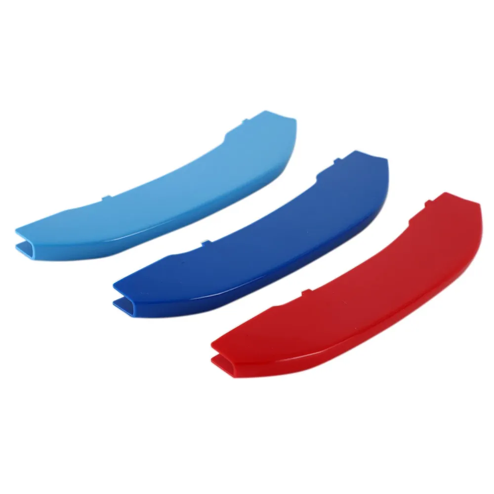 Tri-Colour Front Grille Grill Cover Strips Clipp Trim BMW X3 G01 2018 Generisk
