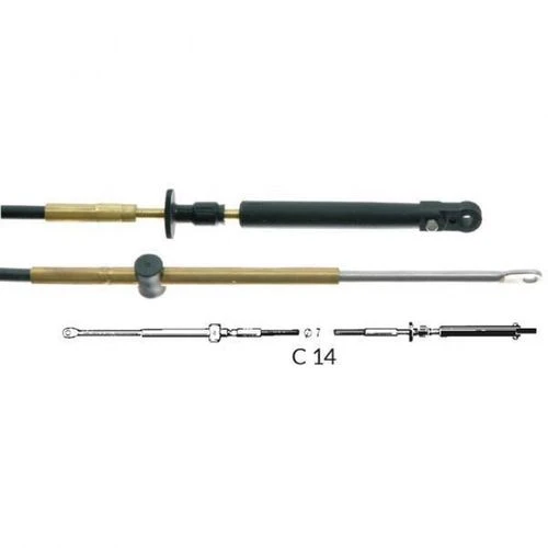 Ultraflex, Styrekabel C14 OMC, 16 fot, 75 mm