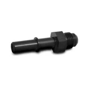 Vibrant -8AN to 5/16in Quick Connect Push On EFI Adapter Fitting - Black