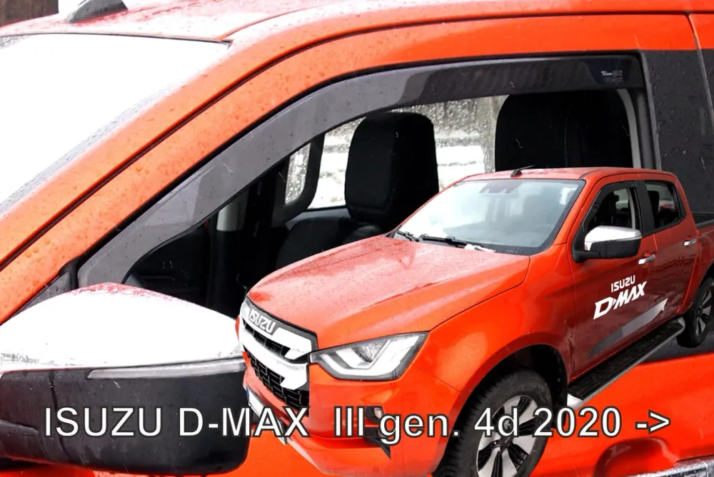 Vindavviser Isuzu D-Max III (2019-) – PMMA Plexiglass | Heko