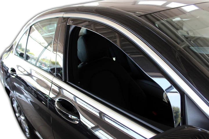 Vindavviser Mercedes C (W205) / sett 2 stk. (2014-2021) – PMMA Plexi | Heko
